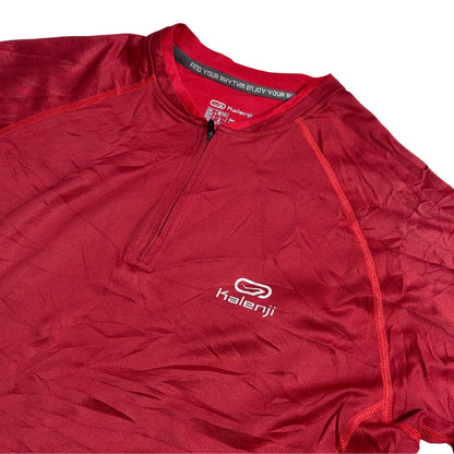 Kalenji® Red Running Performance Zip Top(L)