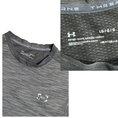 Under Armour® Threadborne Dark Grey Performance Tee(M)