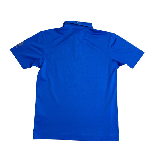 FootJoy® Athletic Fit Blue Golf Polo Shirt ⛳(M)