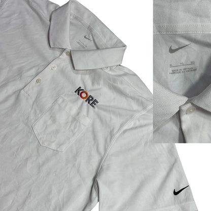 Nike® White KORE Logo Polo Shirt 👕(XL)