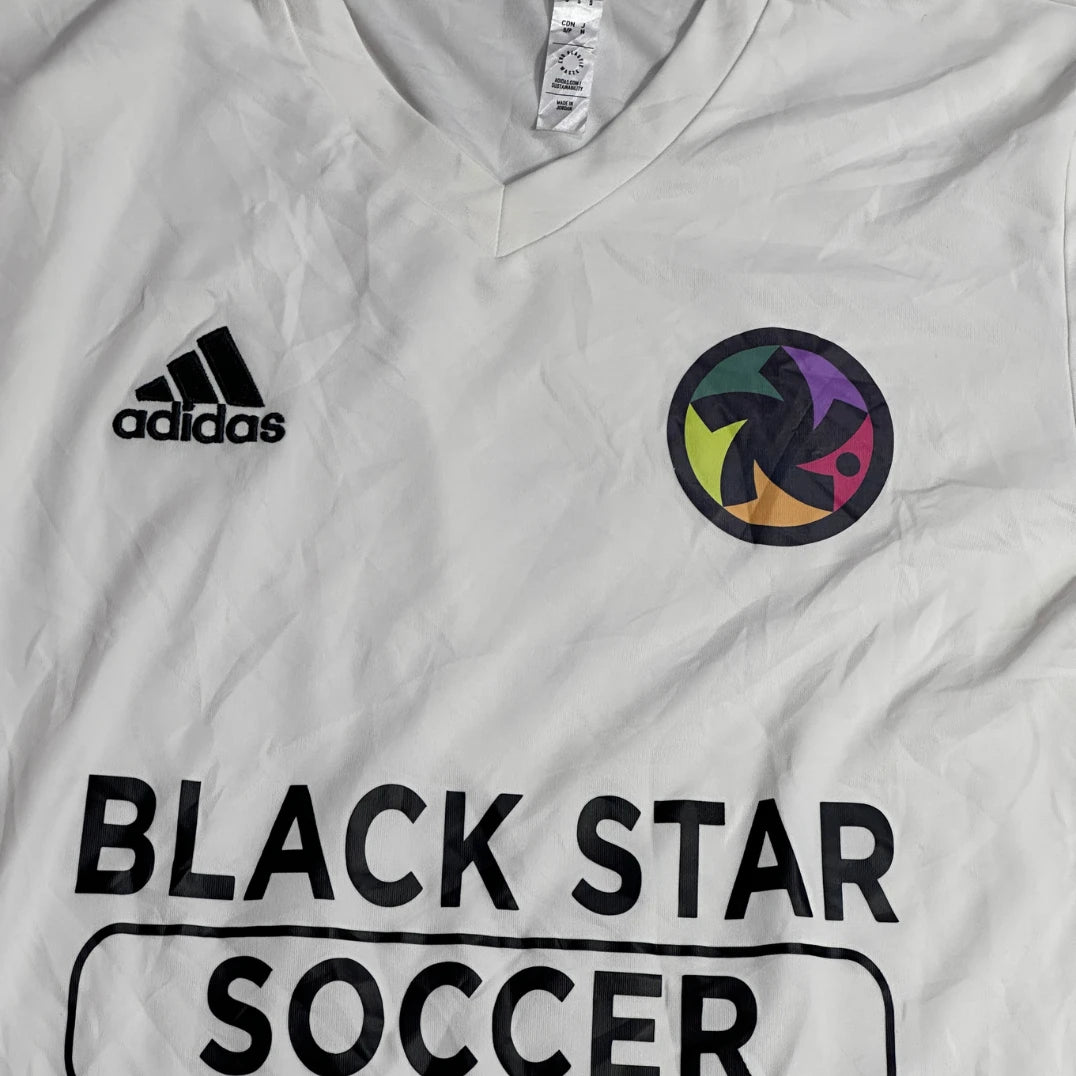 Adidas® Black Star Soccer Jersey ⚽(S)