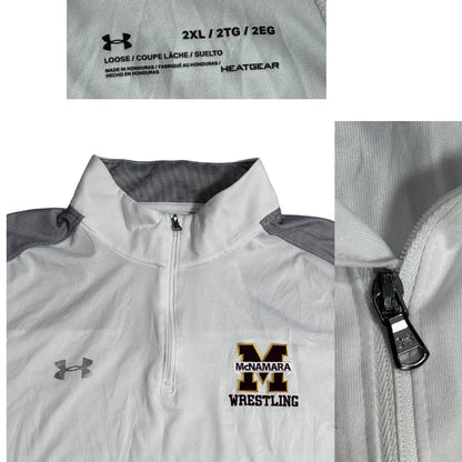 Under Armour® White Quarter Zip Training Top ❄️(2XL)