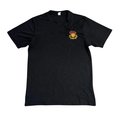 Classic Black Minimal Crest T-Shirt(S)