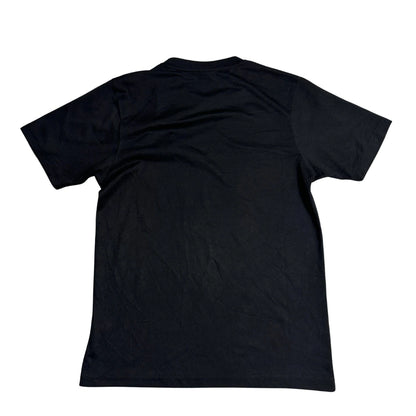Classic Black Minimal Crest T-Shirt(S)
