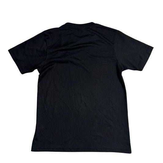 Classic Black Minimal Crest T-Shirt(S)
