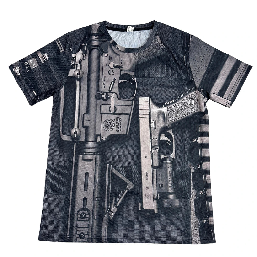 Graphic Tactical Print Performance T-Shirt(S)