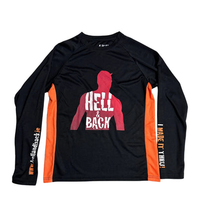 Hell & Back® Performance Long Sleeve Athletic Tee 🏃‍♂️🔥(M)