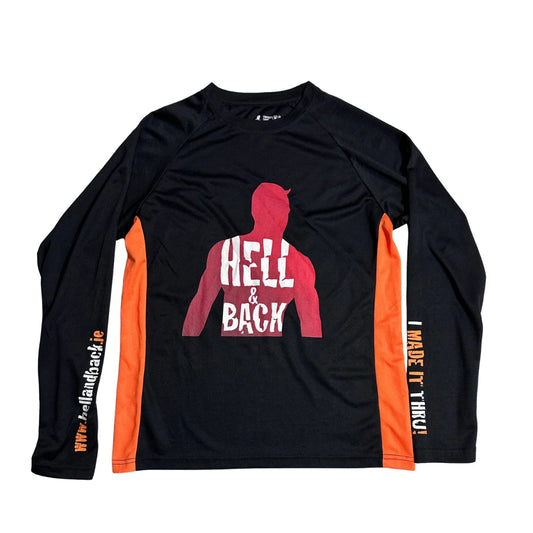 Hell & Back® Performance Long Sleeve Athletic Tee 🏃‍♂️🔥(M)
