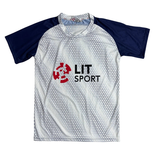 LIT SPORT® Honeycomb Panel Athletic T Shirt 🏃(L)