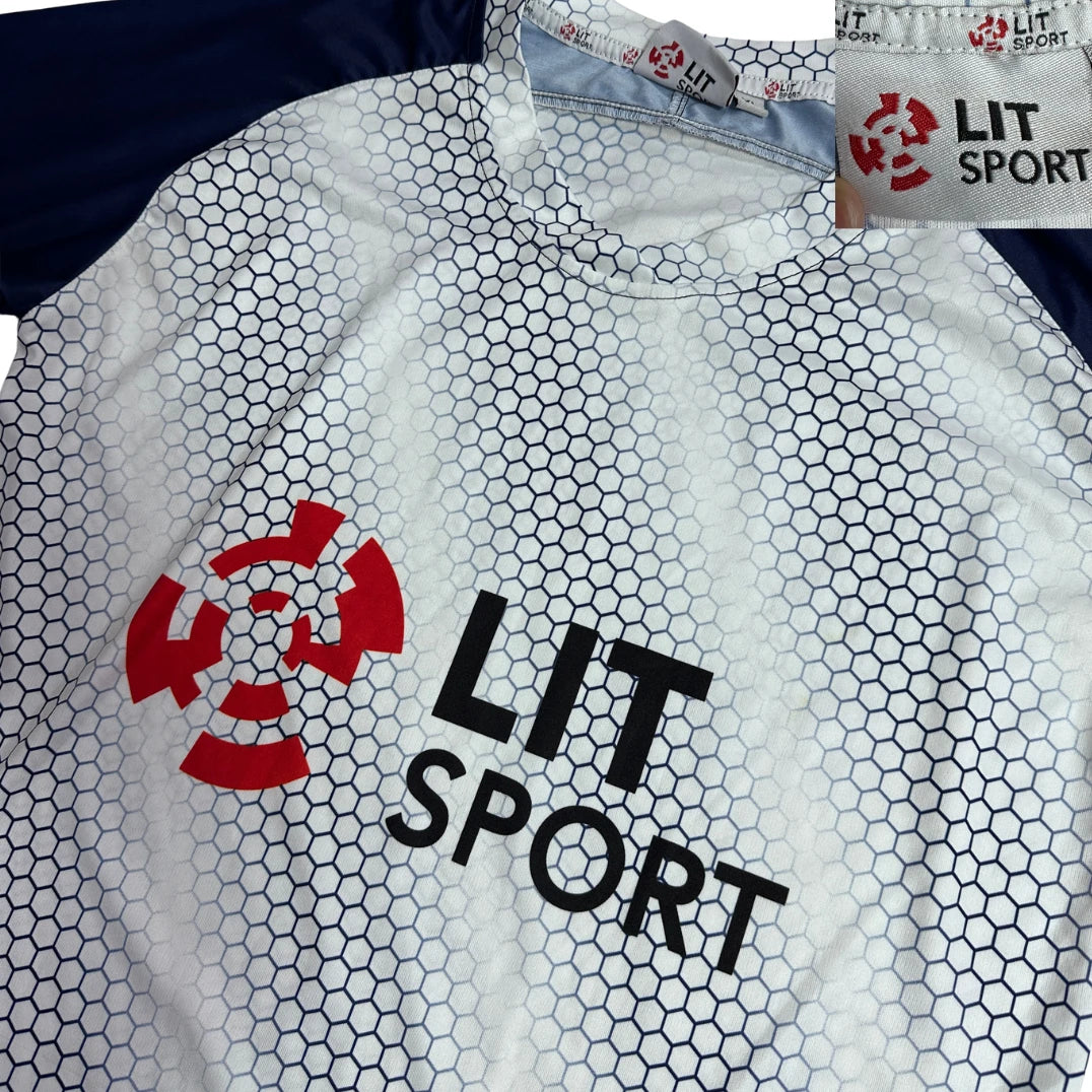 LIT SPORT® Honeycomb Panel Athletic T Shirt 🏃(L)