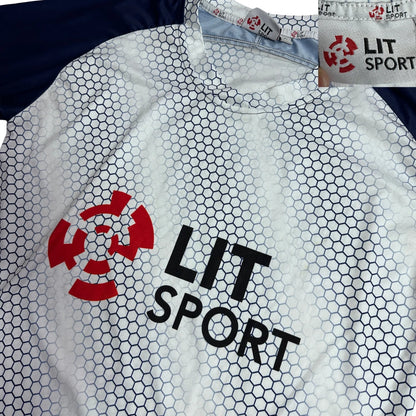 LIT SPORT® Honeycomb Panel Athletic T Shirt 🏃(L)