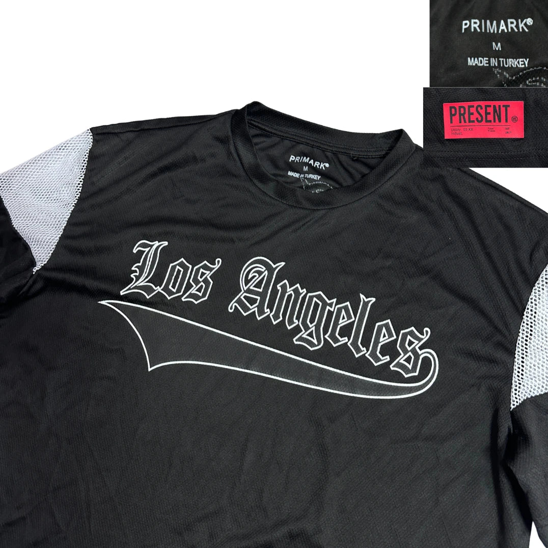 Primark® Los Angeles Graphic Mesh Panel T Shirt 🌆(M)