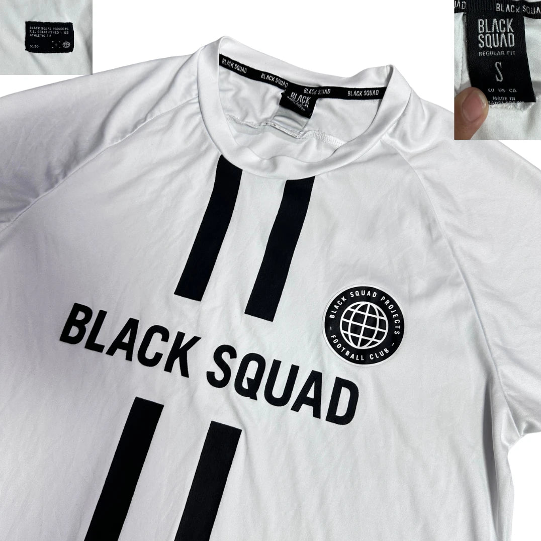 Black Squad® Football Club Graphic Sports T Shirt(S)