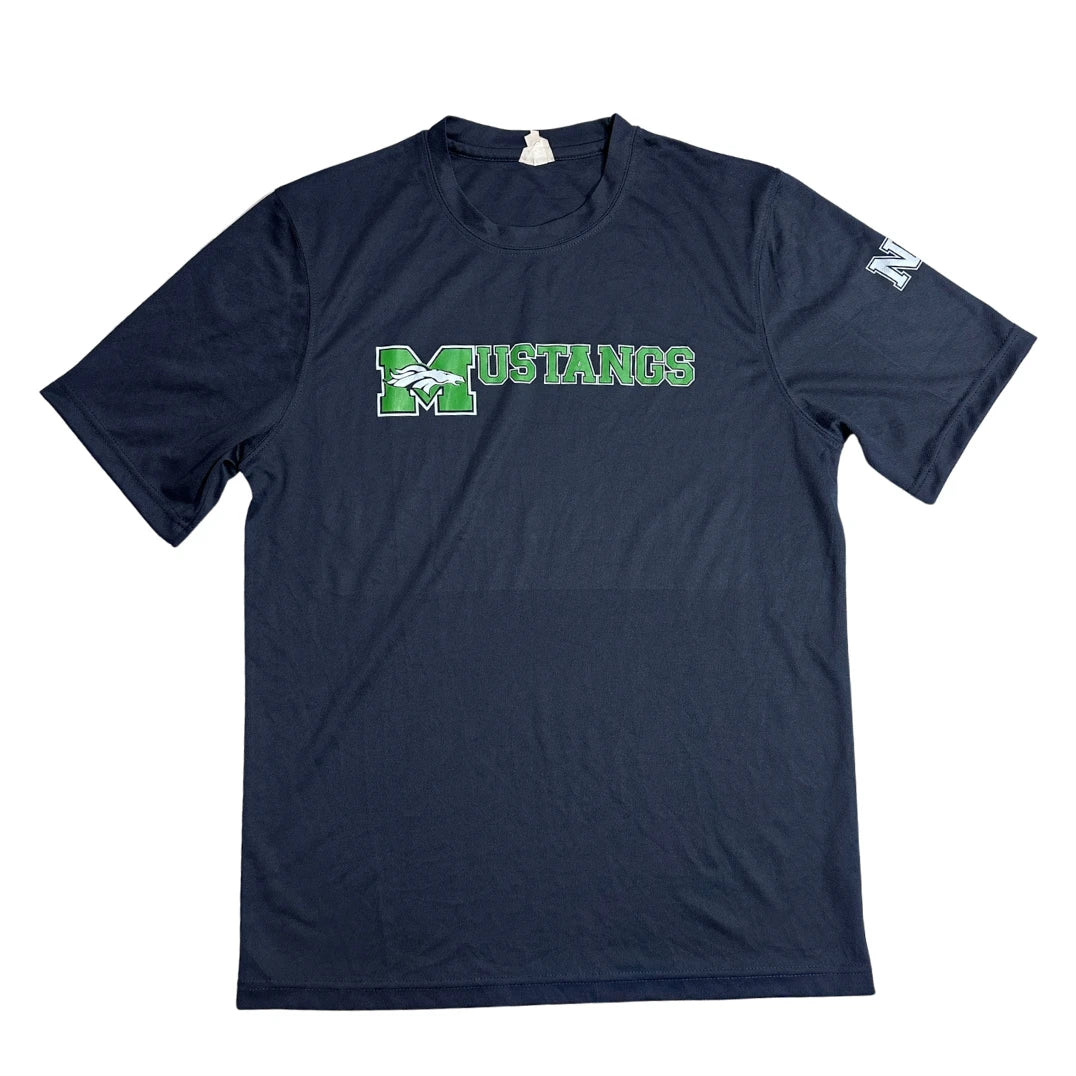 Mustangs® Graphic Athletic Tee 💙💚(M)