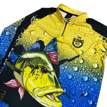 King Brasil®  Fishing Performance Quarter Zip Shirt(XL)
