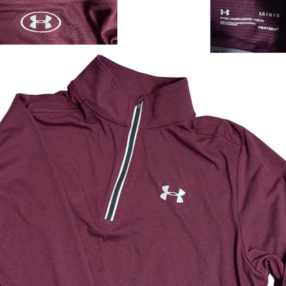 Under Armour® HeatGear Quarter Zip Training Top(L)