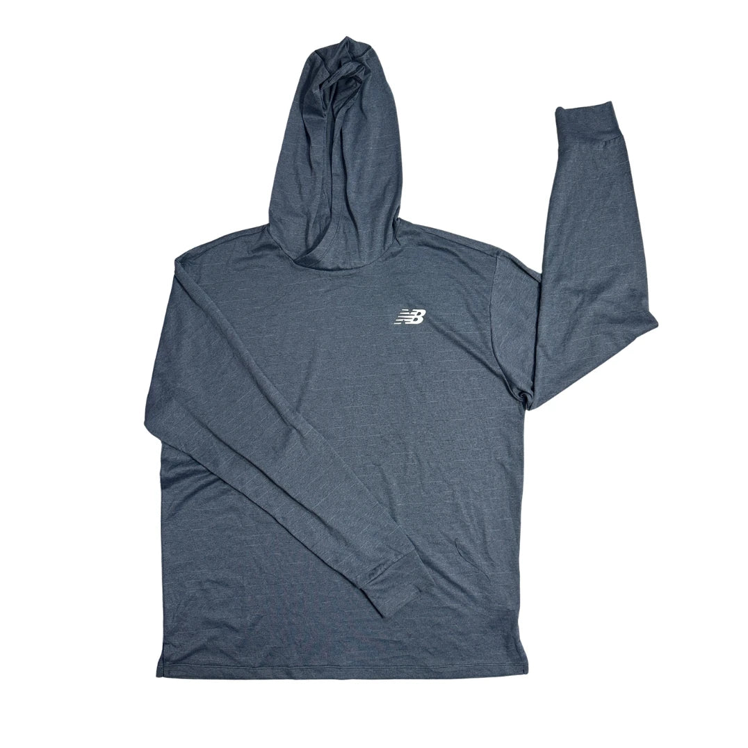 New Balance® NB Dry Performance Hooded Shirt 🏃(M)