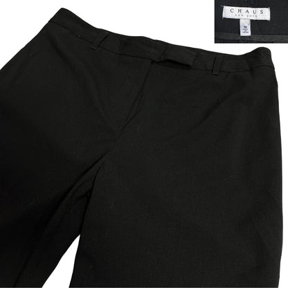 Chaus New York Classic Black Tailored Dress Pants