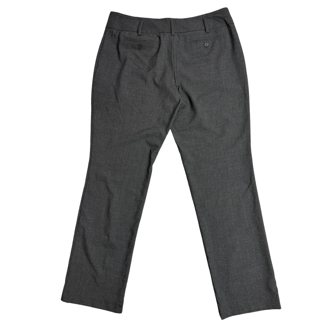 Worthington ® Straight Leg Charcoal Tailored Pants