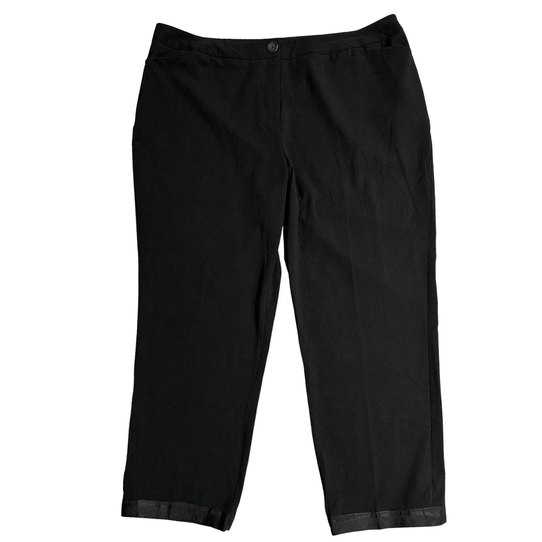 Worthington ® Modern Fit Black Cropped Dress Pants