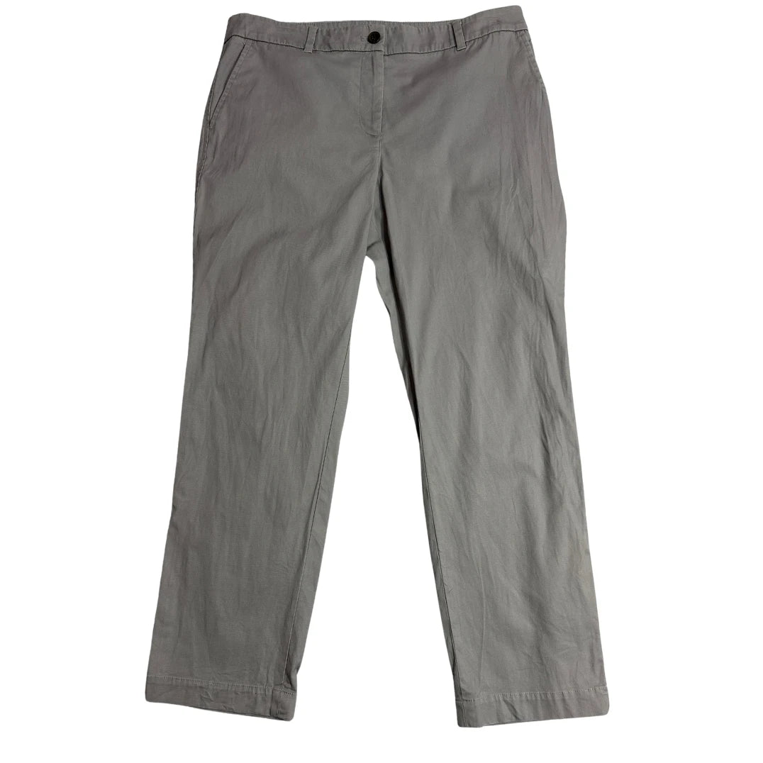 Talbots ®  Straight Leg Grey Chino Pants