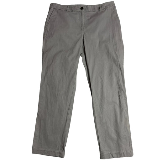 Talbots ®  Straight Leg Grey Chino Pants