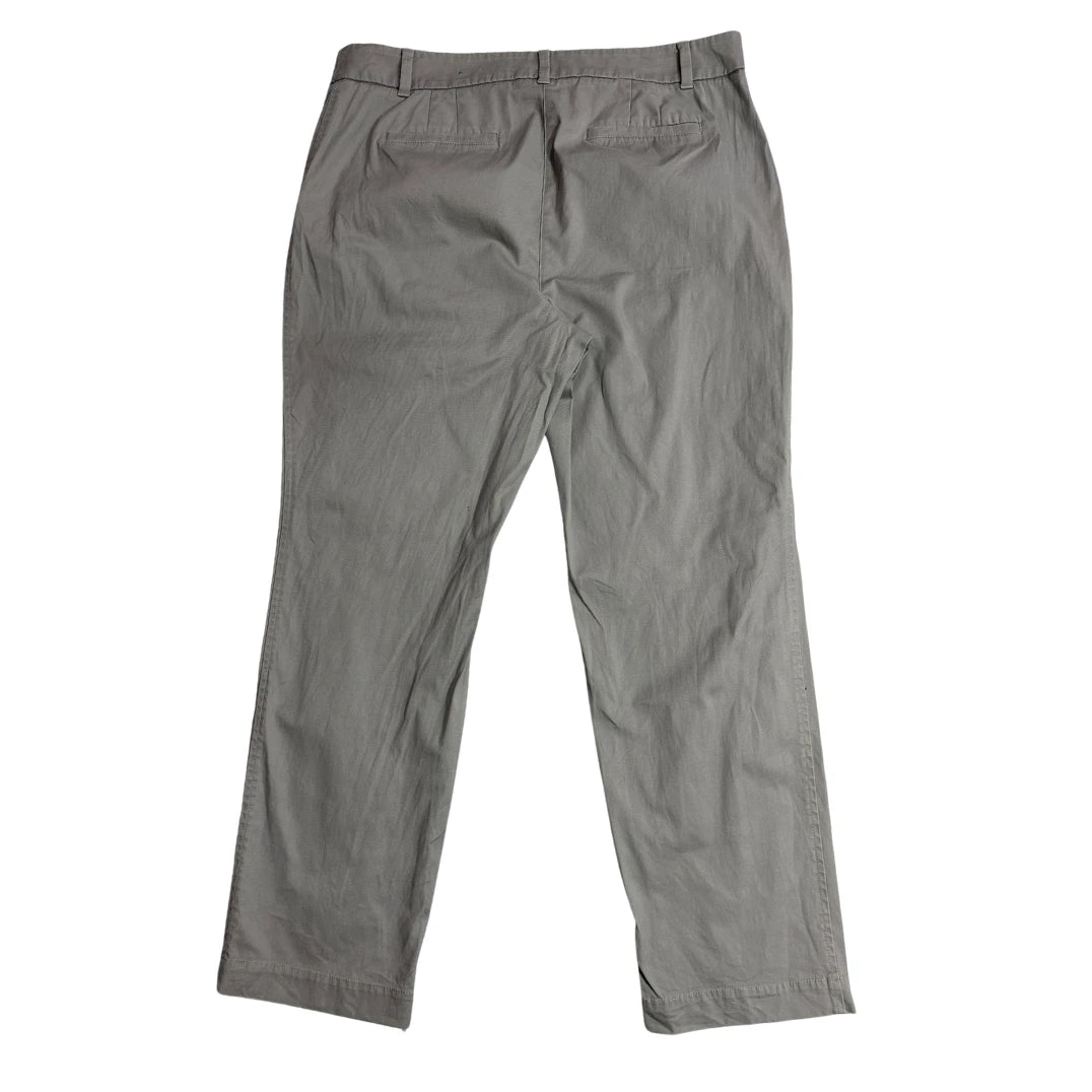 Talbots ®  Straight Leg Grey Chino Pants
