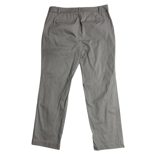Talbots ®  Straight Leg Grey Chino Pants