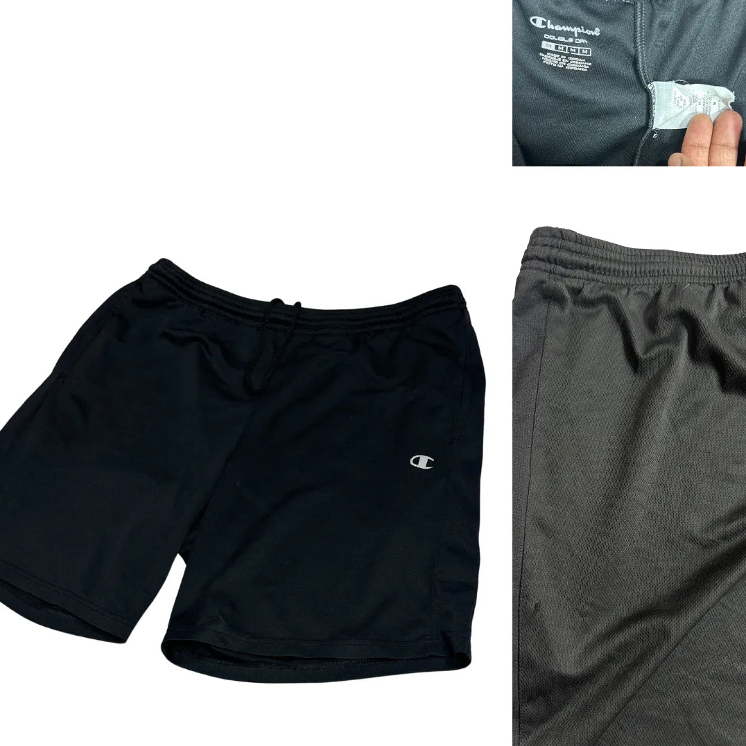 CHAMPION Classic Black Performance Training Shorts