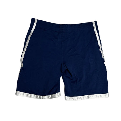 OLD NAVY ® Navy Blue Athletic Shorts with Contrast Silver Trim