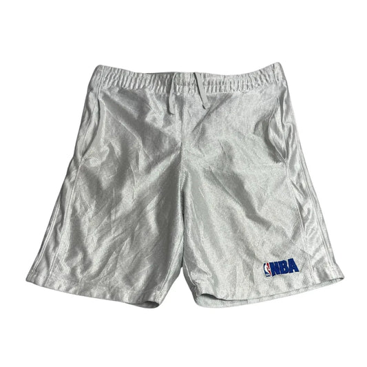 NBA Silver Mesh Basketball Shorts