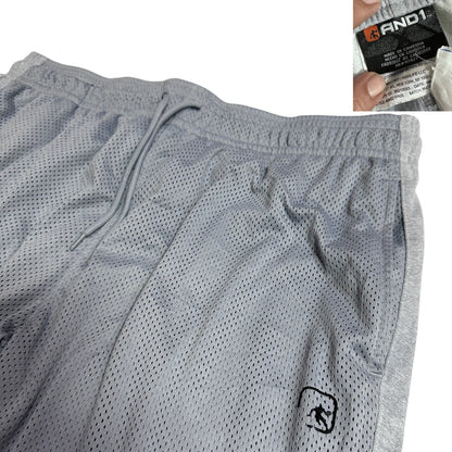 AND1 Grey Mesh Performance Jogger Pants 🏀