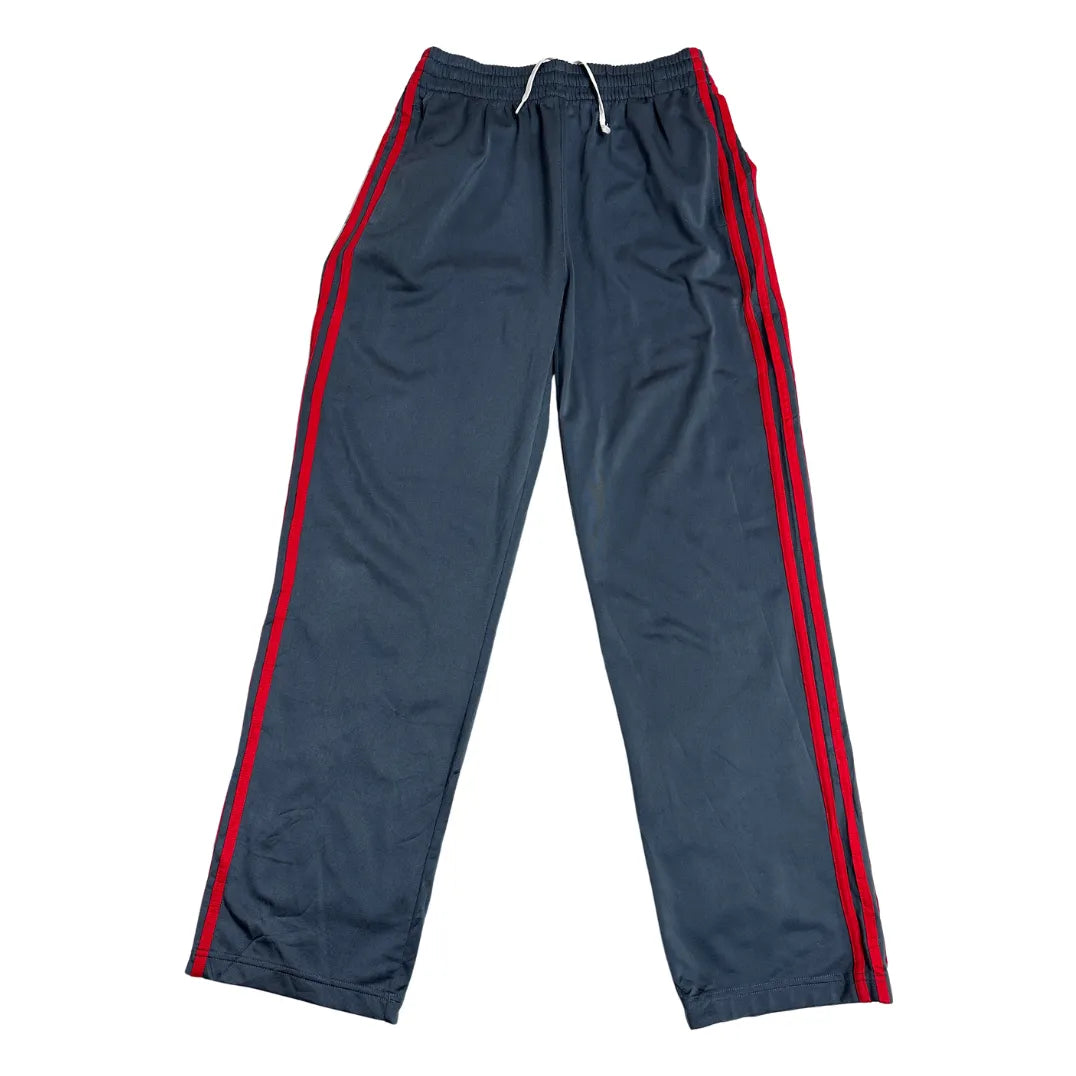 Adidas Track Pants with Red Triple Stripes