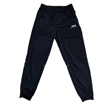 JAKO ®  Black Athletic Training Pants with Reflective Details