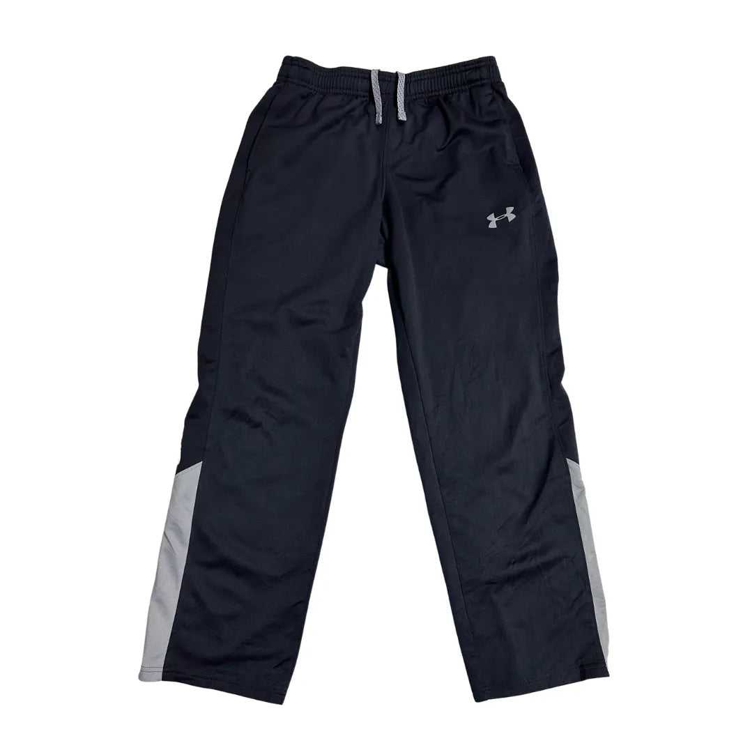 Under Armour Black Performance Track Pants with Grey Panels