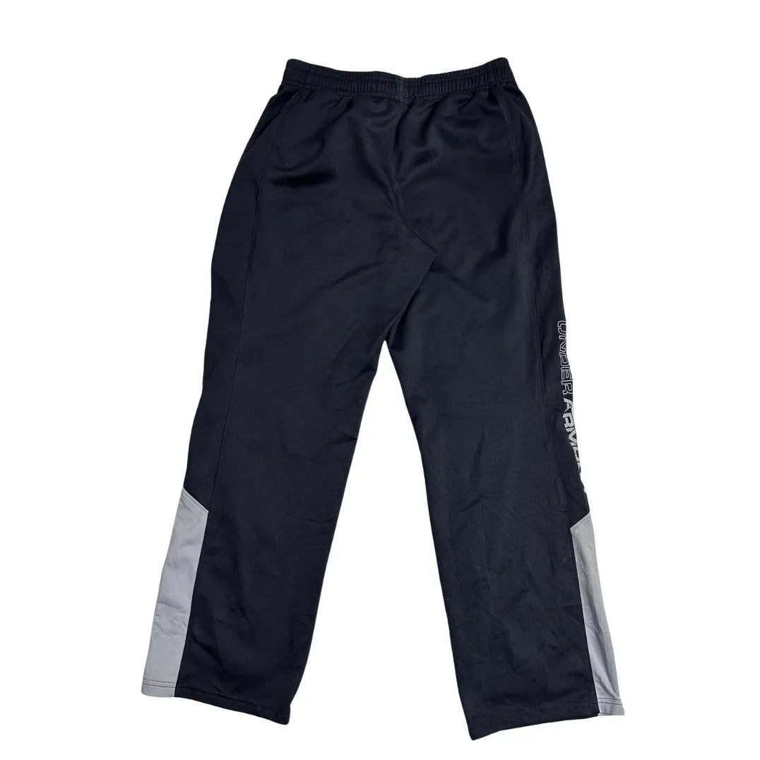 Under Armour Black Performance Track Pants with Grey Panels