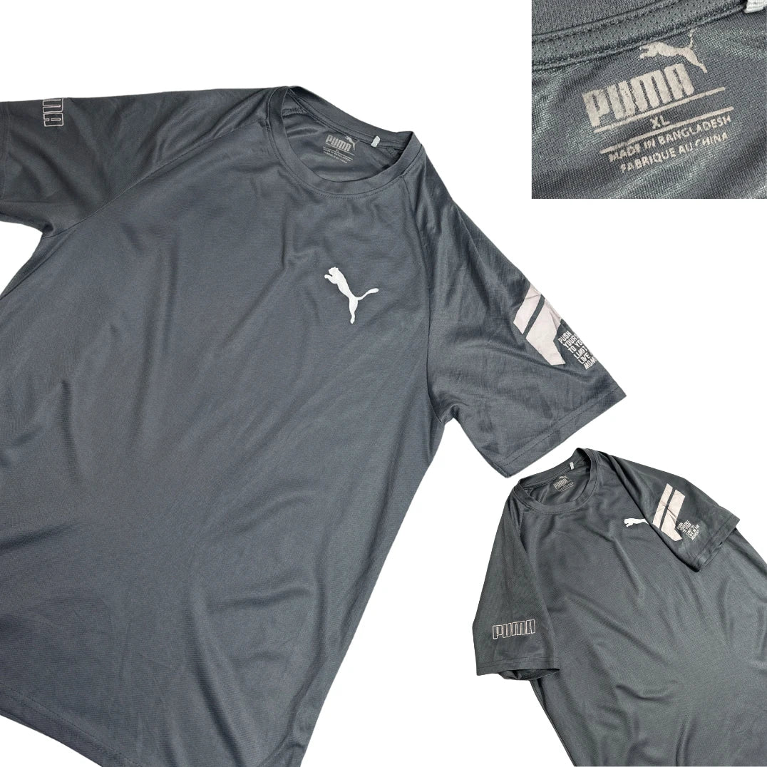 Puma Performance Grey Athletic T-Shirt 🏃‍♂️