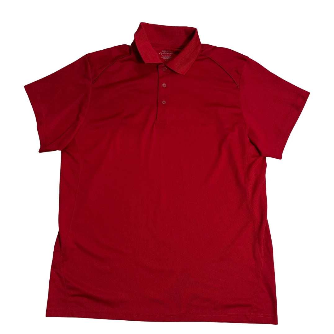 Red Performance Polo Shirt 👕