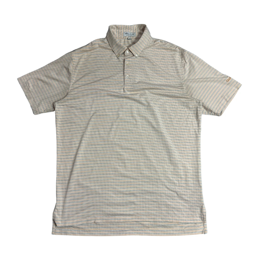 Peter Millar Striped Performance Polo Shirt 👕
