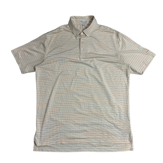 Peter Millar Striped Performance Polo Shirt 👕
