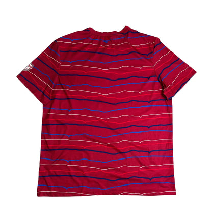 MIZUNO Graphic Performance Striped Athletic Tee