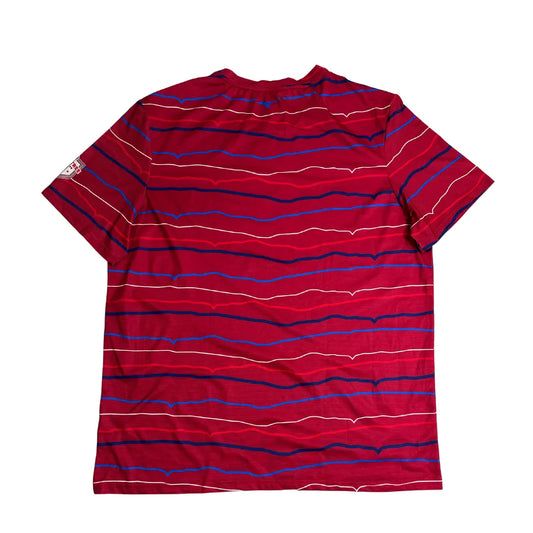 MIZUNO Graphic Performance Striped Athletic Tee