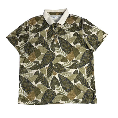 APT 9 Tropical Leaf Performance Polo