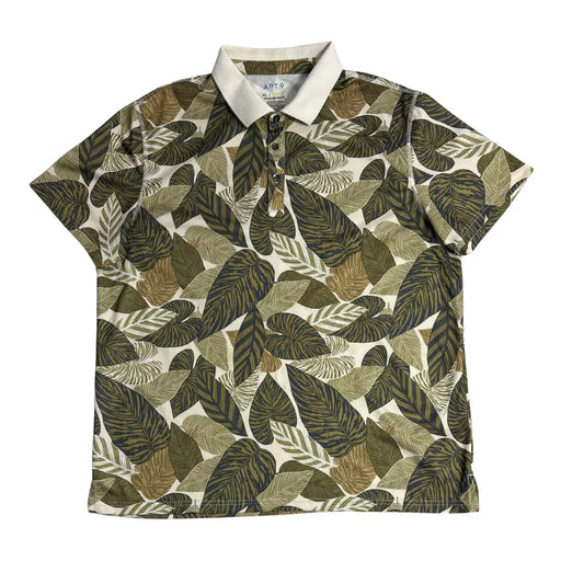 APT 9 Tropical Leaf Performance Polo