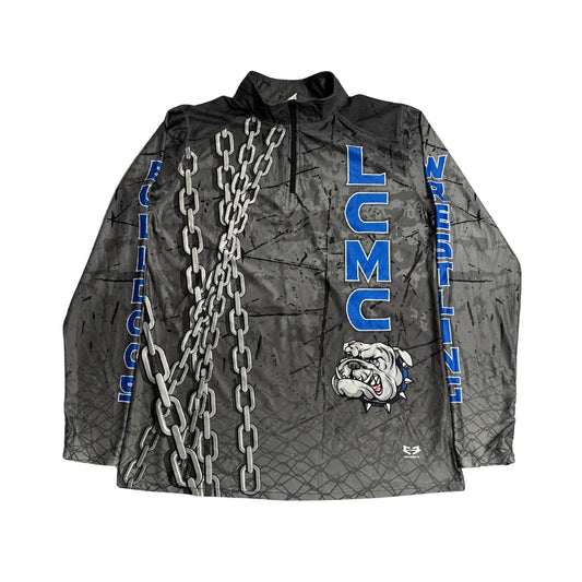 LCMC Bulldogs Wrestling Performance Quarter Zip Pullover