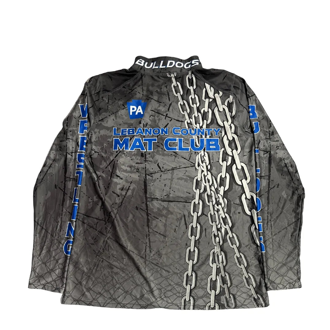 LCMC Bulldogs Wrestling Performance Quarter Zip Pullover