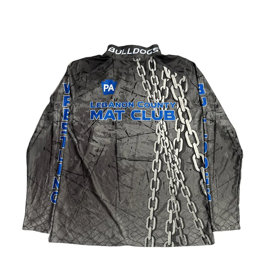 LCMC Bulldogs Wrestling Performance Quarter Zip Pullover