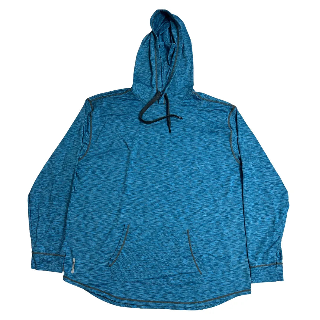 Zengjo Heather Blue Performance Pullover Hoodie