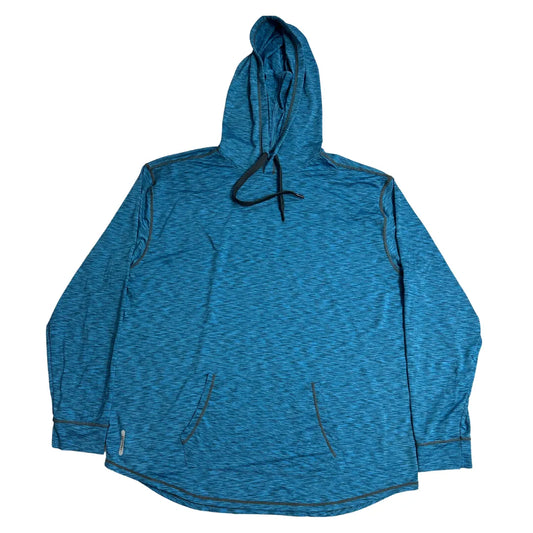 Zengjo Heather Blue Performance Pullover Hoodie