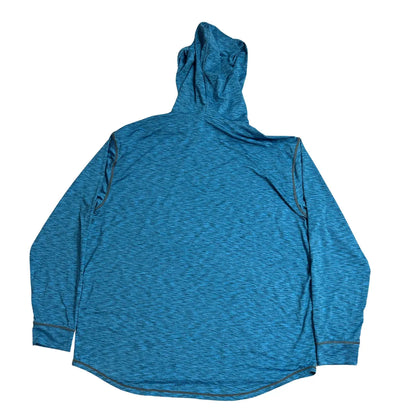 Zengjo Heather Blue Performance Pullover Hoodie